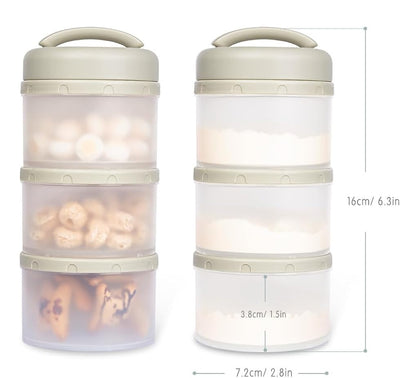TERMICHY beholdere til modermælkserstatning og snacks 2 stk. 6 x 60 g
