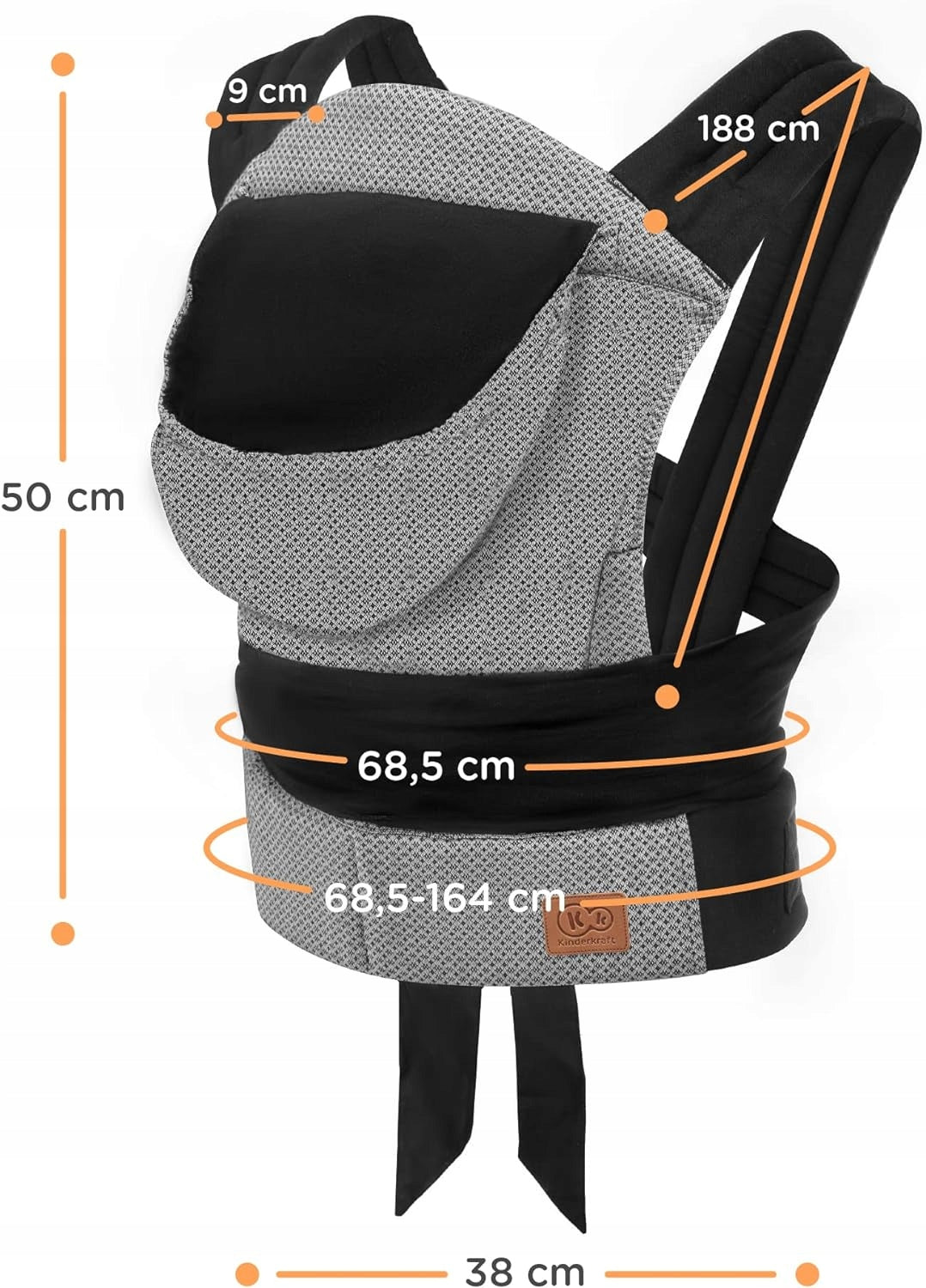 KINDERKRAFT ADOREE nosidełko ergonomiczne MEI TAI