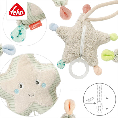 FEHN uro med spilledåse "Ved du, hvor mange stjerner der er" STJERNE 20 cm