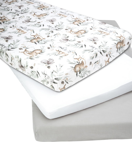 MEDIPARTNERS lepedő kiságyhoz 60cmx120 cm 3 db