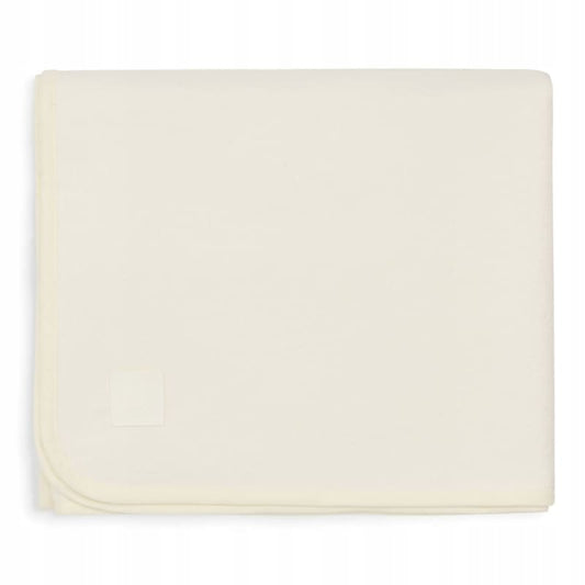 JOLLEIN koc bawełniany IVORY 100x150, miękki beżowy kocyk 100% bawełna dla niemowlaka