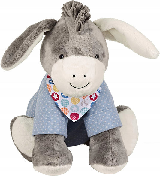 STERNTALER Osiołek Emmi maskotka pluszowa 37 cm "N. szaro-niebieski osiołek do przytulania, nowy