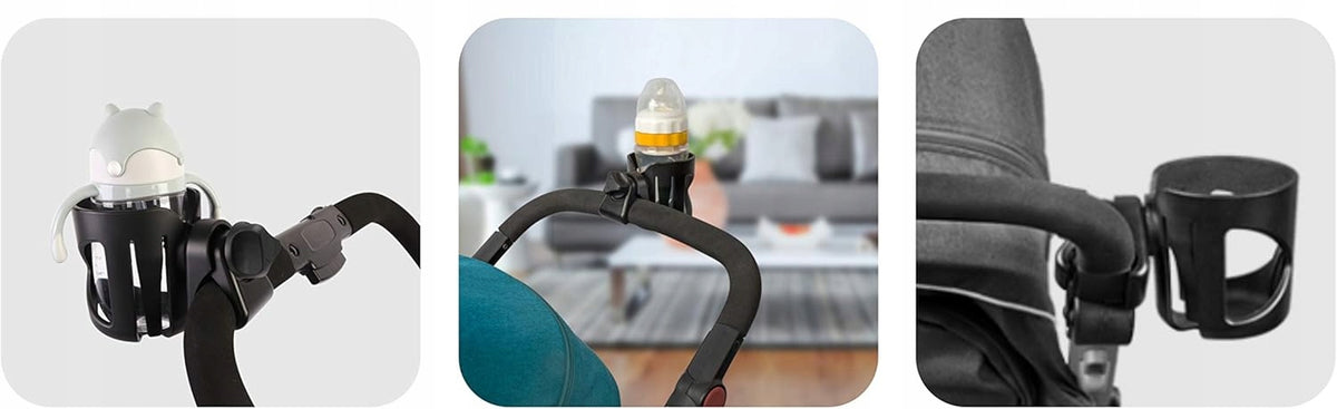 ZUGATI support universel pour gobelet pour poussette, vélo, trottinette