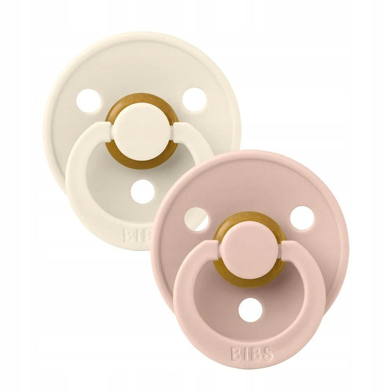 BIBS COLOUR sucettes apaisantes 2pack caoutchouc 0-6mois