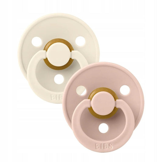 BIBS COLOUR Schnuller 2er-Pack Naturkautschuk 0-6 Monate