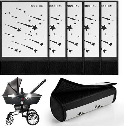 COCHIE fényvisszaverő tépőzár babakocsira és másra 10 15 db cm 5 db METEORY