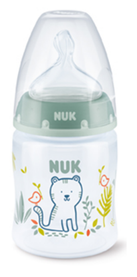 NUK First Choice+ μπιμπερό 150 ml 0–6 μηνών Ένδειξη θερμοκρασίας