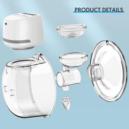 BELLABABY tire-lait électrique sans fil en forme de coquillage