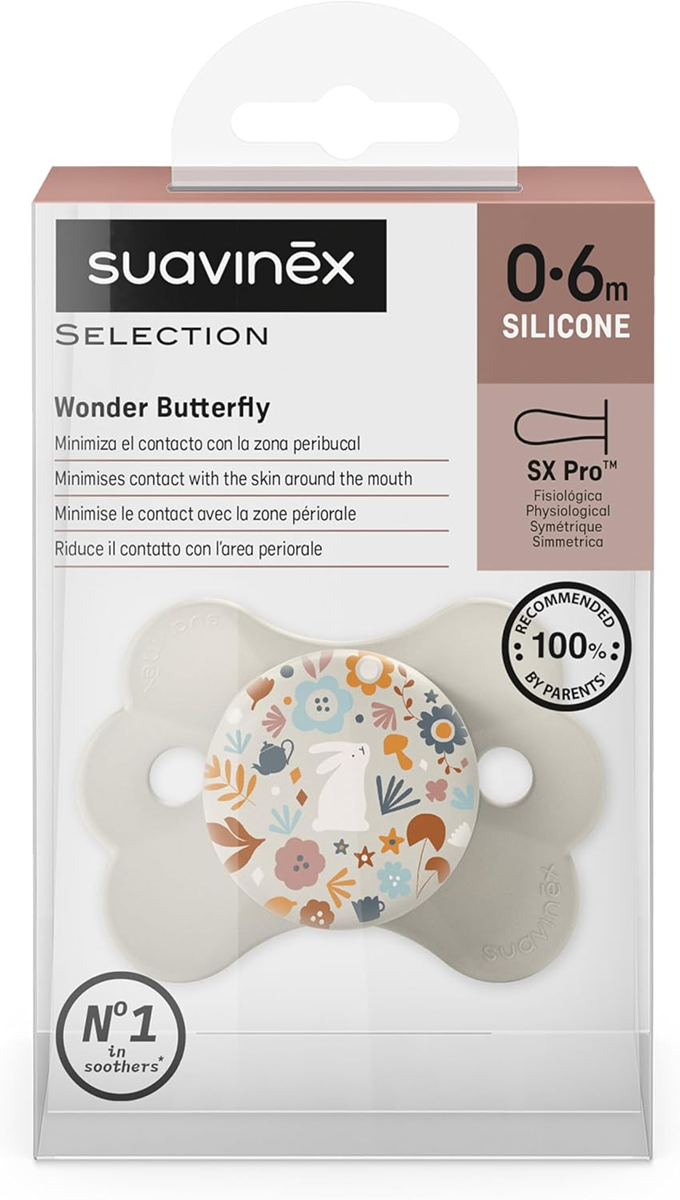 SUAVINEX SX PRO SELECTION symmetrical silicone pacifiers