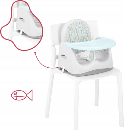 BADABULLE chaise haute avec plateau REHAUSSEUR