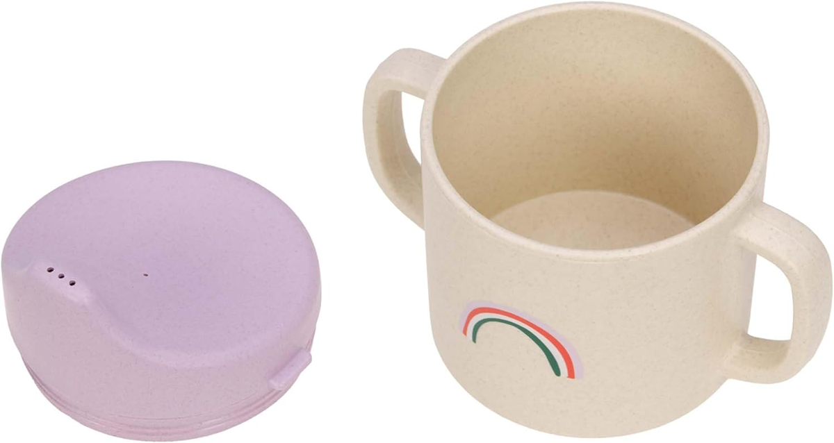 LÄSSIG Sippy Cup Happy Rascals Heart csőrös pohár 150 ml 6 hónap+