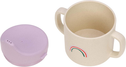 LÄSSIG Sippy Cup Happy Rascals Heart csőrös pohár 150 ml 6 hónap+