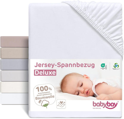 BABYBAY prześcieradło z gumką i membraną 89x50 cm
