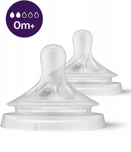 PHILIPS AVENT Natural RESPONSE tetine pentru biberoane 0luni+ x2