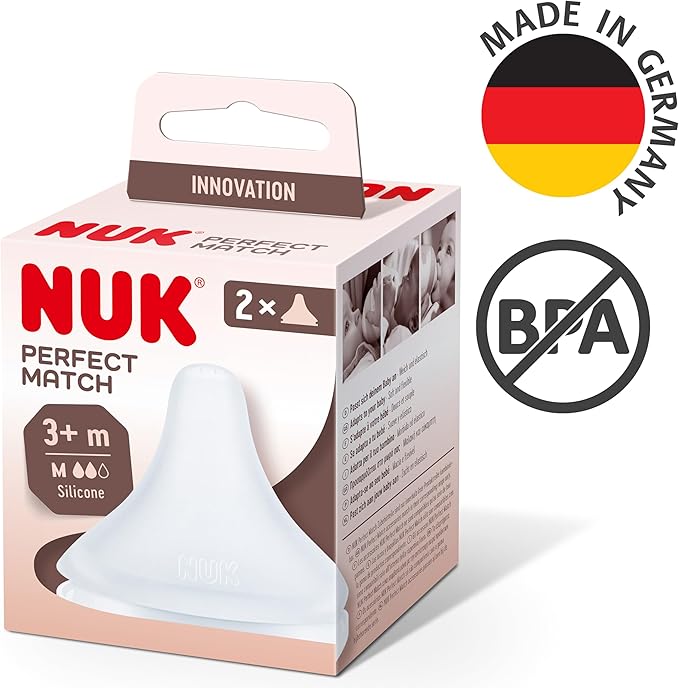 NUK Perfect Match-sut M medium flow 3 m+