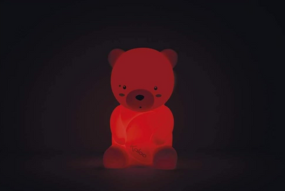 KALOO szilikon LED éjjeli lámpa 3 színben 18 cm MACI