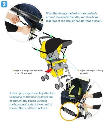 BAYINBROOK sunshade, stroller canopy