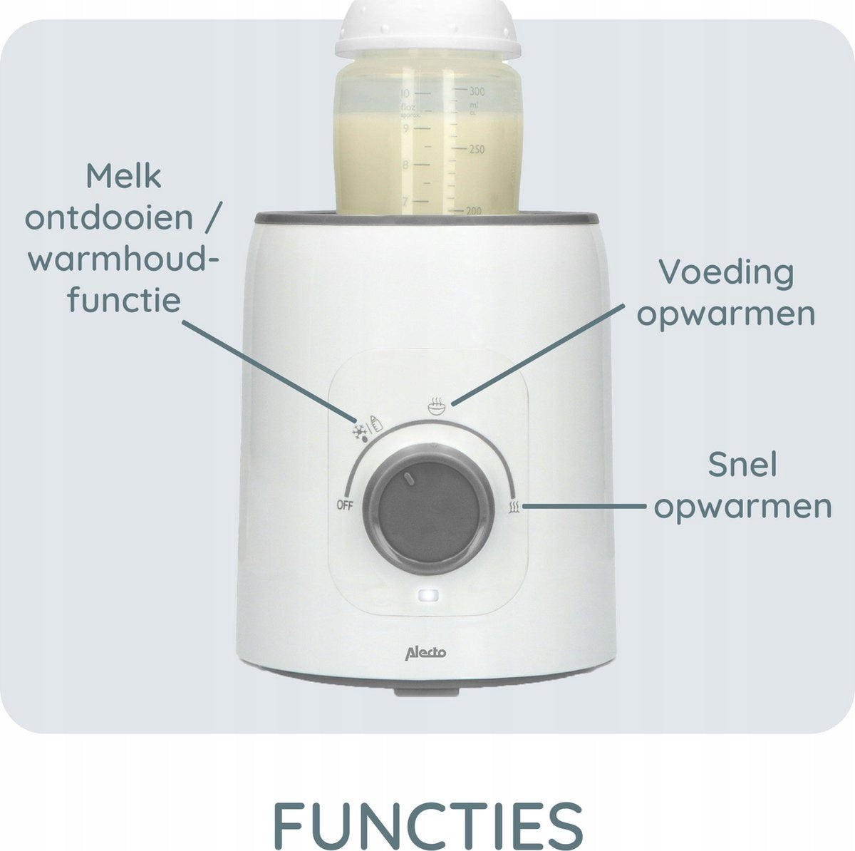 ALECTO flessen- en pottenwarmer en sterilisator BW600
