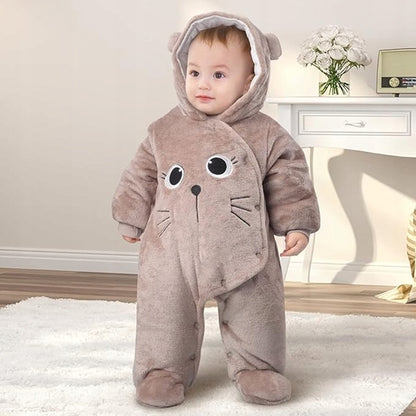 JIAMY zimowy kombinezon z kapturem 6-9 m 56 cm KOT