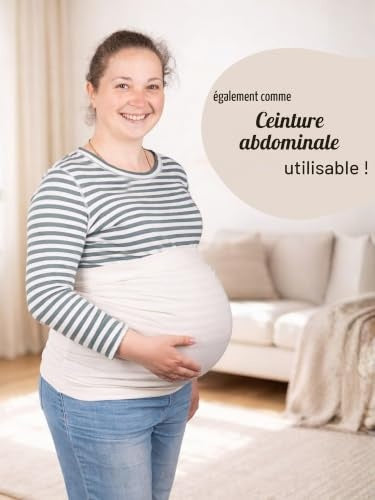 HOPPEDIZ Baby Bonding Top til kængurupleje antracit M