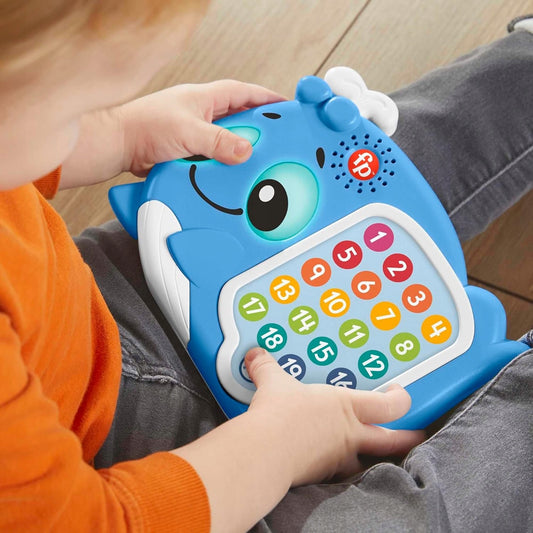 FISHER-PRICE interaktiver WAL Lichter 120 Melodien Sätze DEUTSCHE Sprache