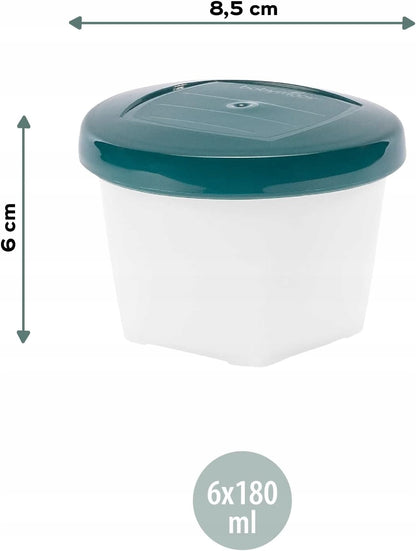 BABYMOOV Babybols recipiente 6 x 180 ml ECO bio-material
