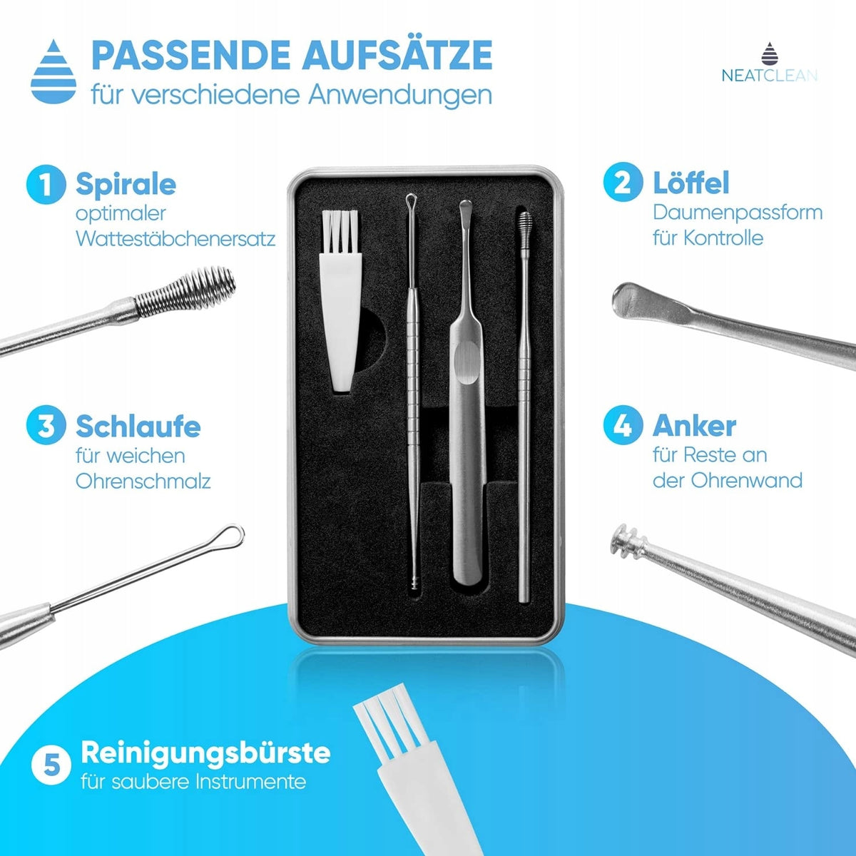 NeatClean ear care set