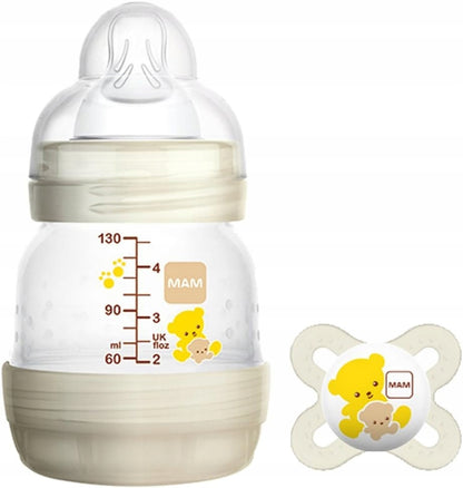 MAM Anti-Colicanti-colic bottle + sootherage 0 months+capacity 130 mlnipple size 0materials polypropylene