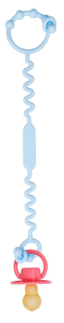 STRAPS FOR BABY Silikon-Schnullerkette, Beißring- und Spielzeugband 30 cm