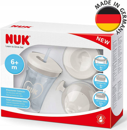 NUK σετ εκμάθησης ποτού κύπελλο + 3 στόμια