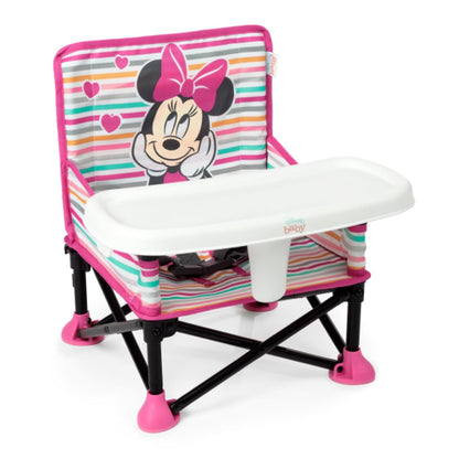 BRIGHT STARTS Minnie Mouse 3-in-1 travel high chair with tray