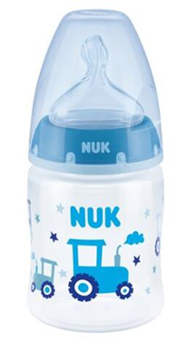 NUK First Choice+ 0-6 m ΜΠΙΜΠΕΡΟ 150 ml με ένδειξη θερμοκρασίας