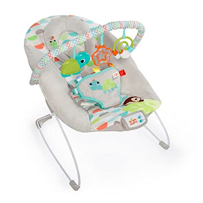Bright Starts Happy Safari skråstol med melodier og vibrationer