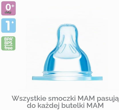 MAM flaskesutter størrelse 1 SkinSoft 0m+ x2