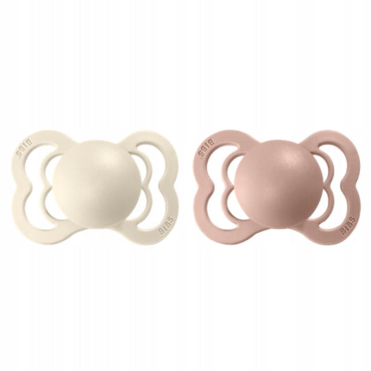 BIBS SUPREME Silikon-Schnuller 0-6 Monate SYMMETRISCH