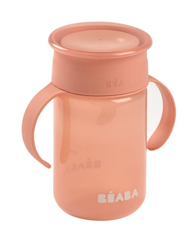 Béaba 360°-træningskop pink 340 ml 12m+