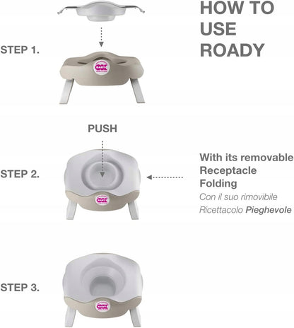 OK BABY 3-IN-1-reispotje, opzetstuk + zakjes