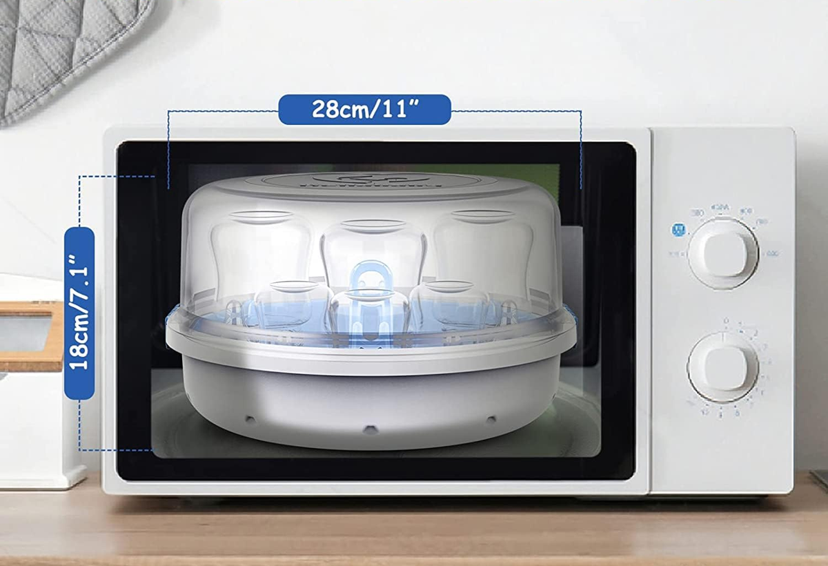 BELLABABY BLA8913 mikrobølgesterilisator + tang