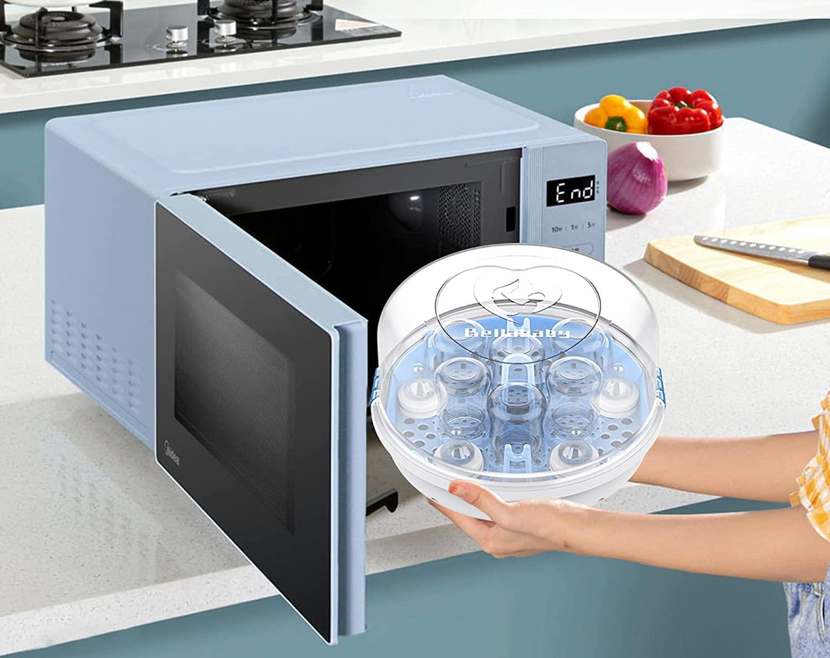 BELLABABY BLA8913 mikrobølgesterilisator + tang
