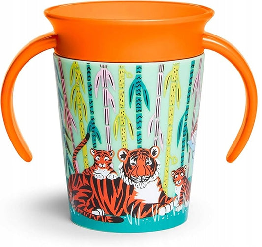 MUNCHKIN WildLove KUBEK NIEKAPEK ustnik 360° 177 ml TYGRYS 1 sztuka