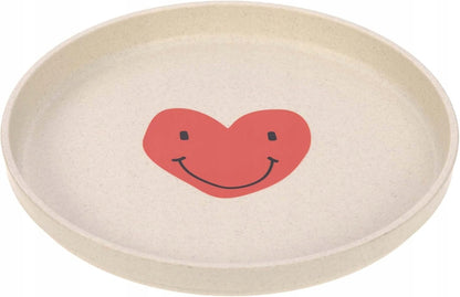 LÄSSIG Happy Heart tányér műanyag és cellulóz nélkül 17,8 cm