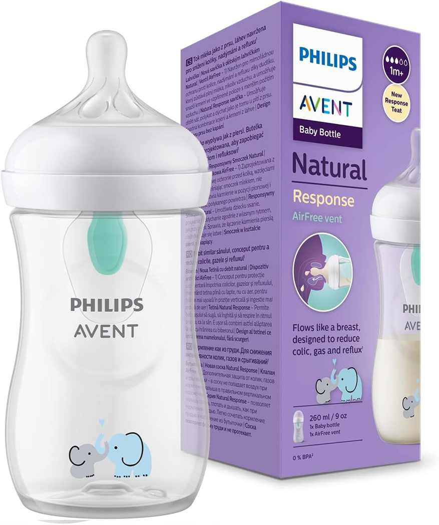 PHILIPS AVENT Natural RESPONSE flaske 260 ml 1msc+ AIR FREE VENT