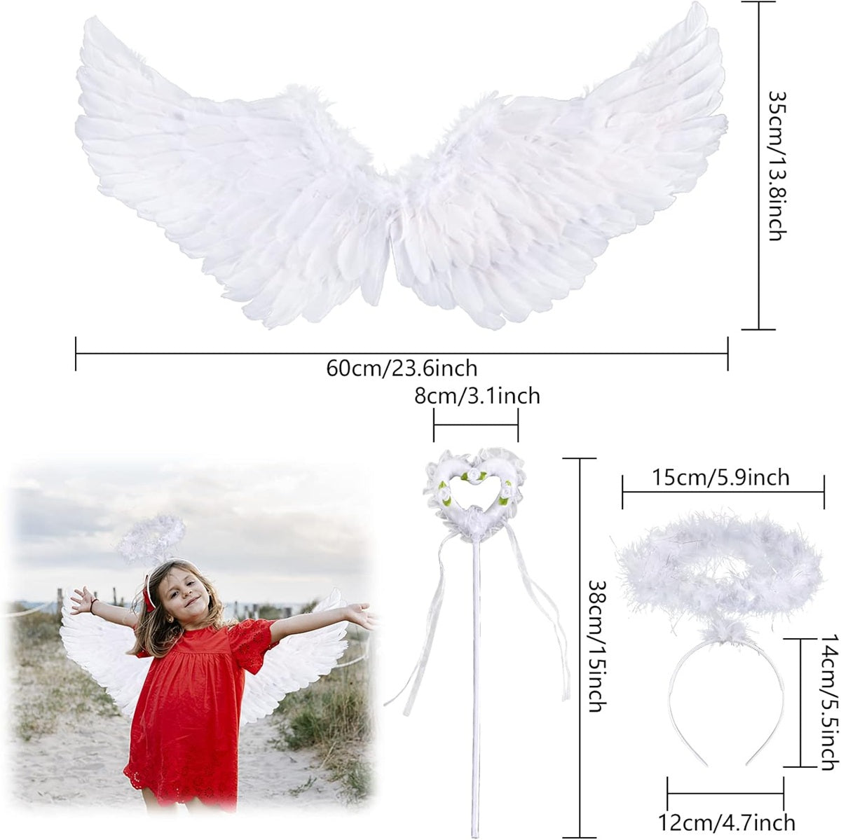 JOKILY angel wings