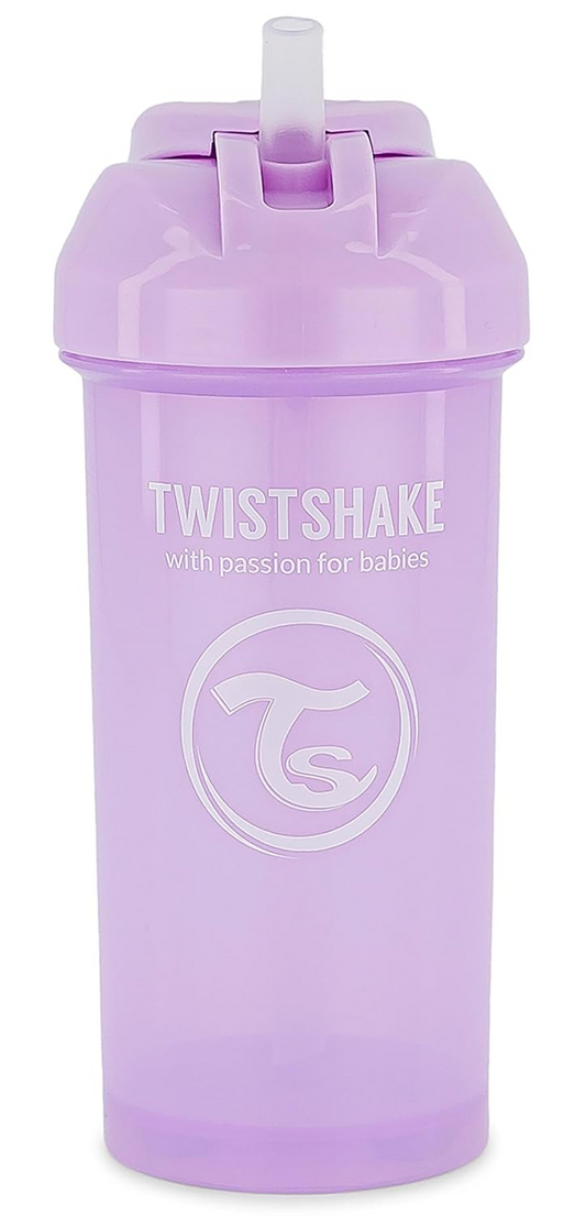 TWISTSHAKE Straw Cup kubek niekapek ze słomką 360 ml 6 m+