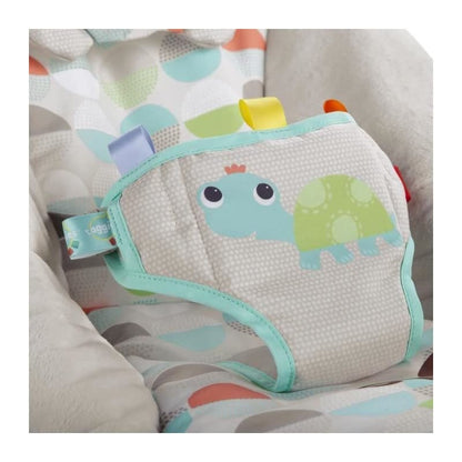 Bright Starts Happy Safari skråstol med melodier og vibrationer