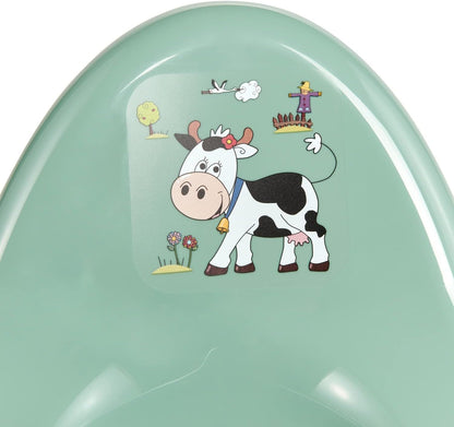 KEEEPER Funny Farm nocnik 18 m+ do 15 kg – zielony wymiary 38 x 27 x 23,5 cm materiał polipropylen wolny od BPA – zdjęcie 3