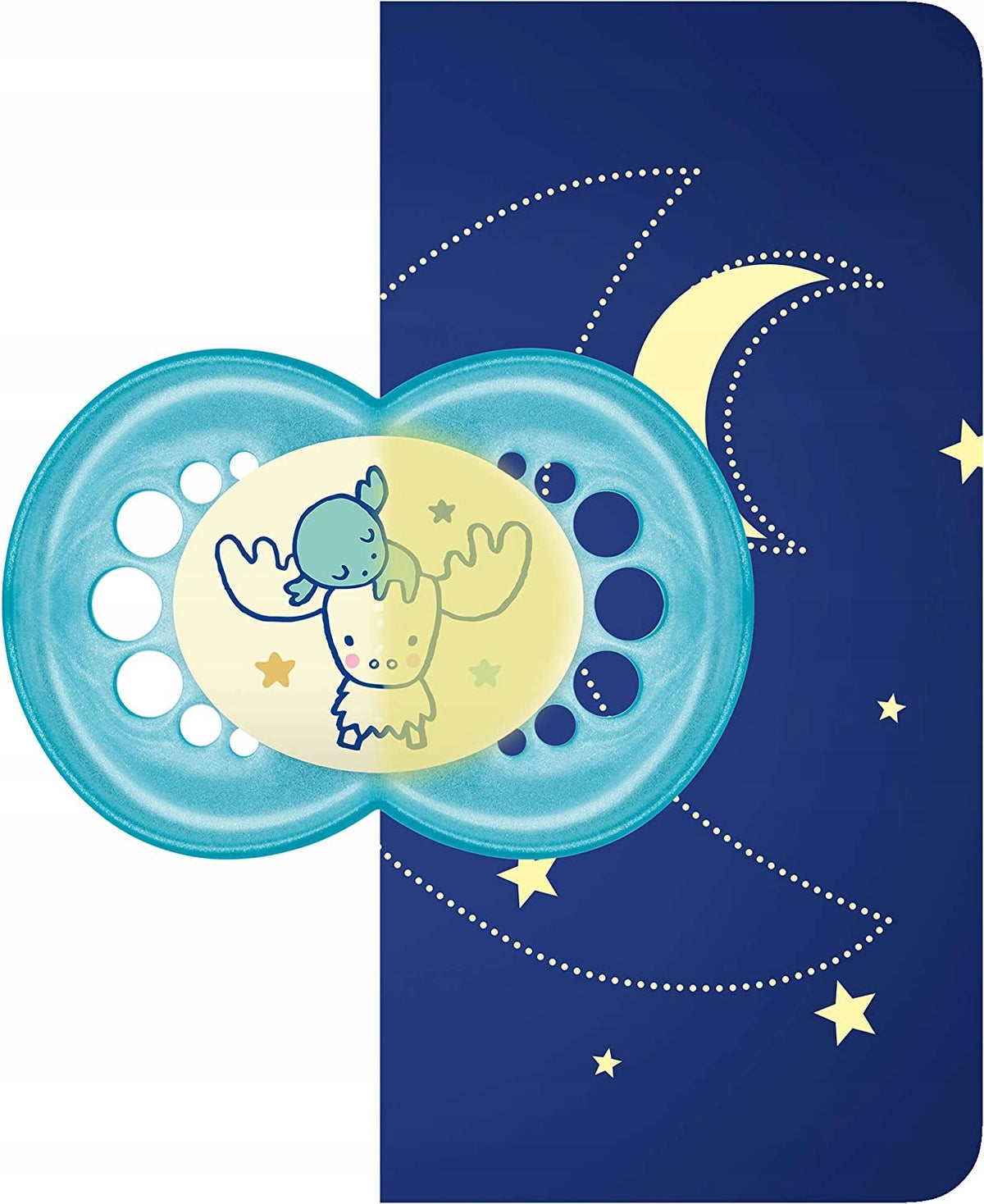 2 pacifiers included Age: 0-6 months