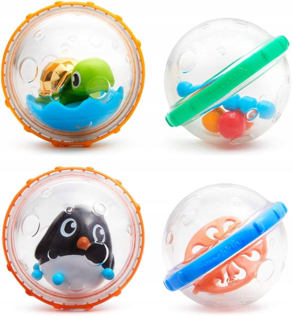 MUNCHKIN Float & Play badspeelgoed met rammelaars 4 stuks