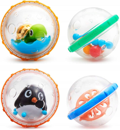 MUNCHKIN Float & Play badspeelgoed met rammelaars 4 stuks