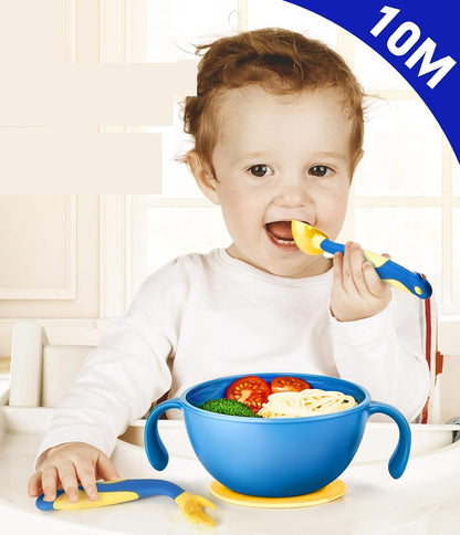 HAHALAND 3w1 pojemnik na przekąski i kubek i sztućce 10 m+